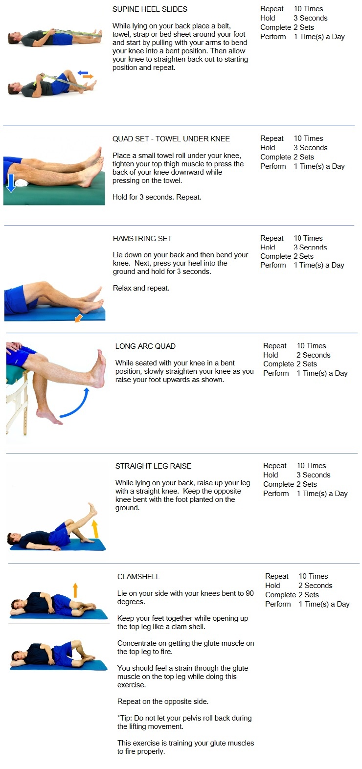 Beginner Knee Exercises - Active Chiropractic