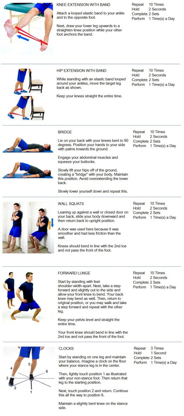 Intermediate Knee Exercises - Active Chiropractic