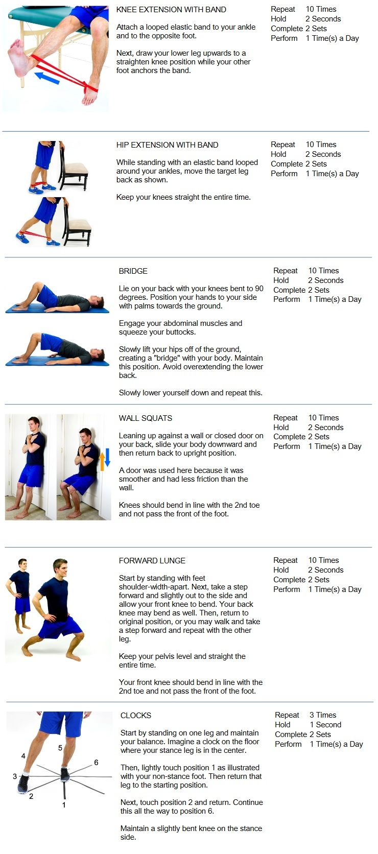 Exercises For Knee Osteoarthritis