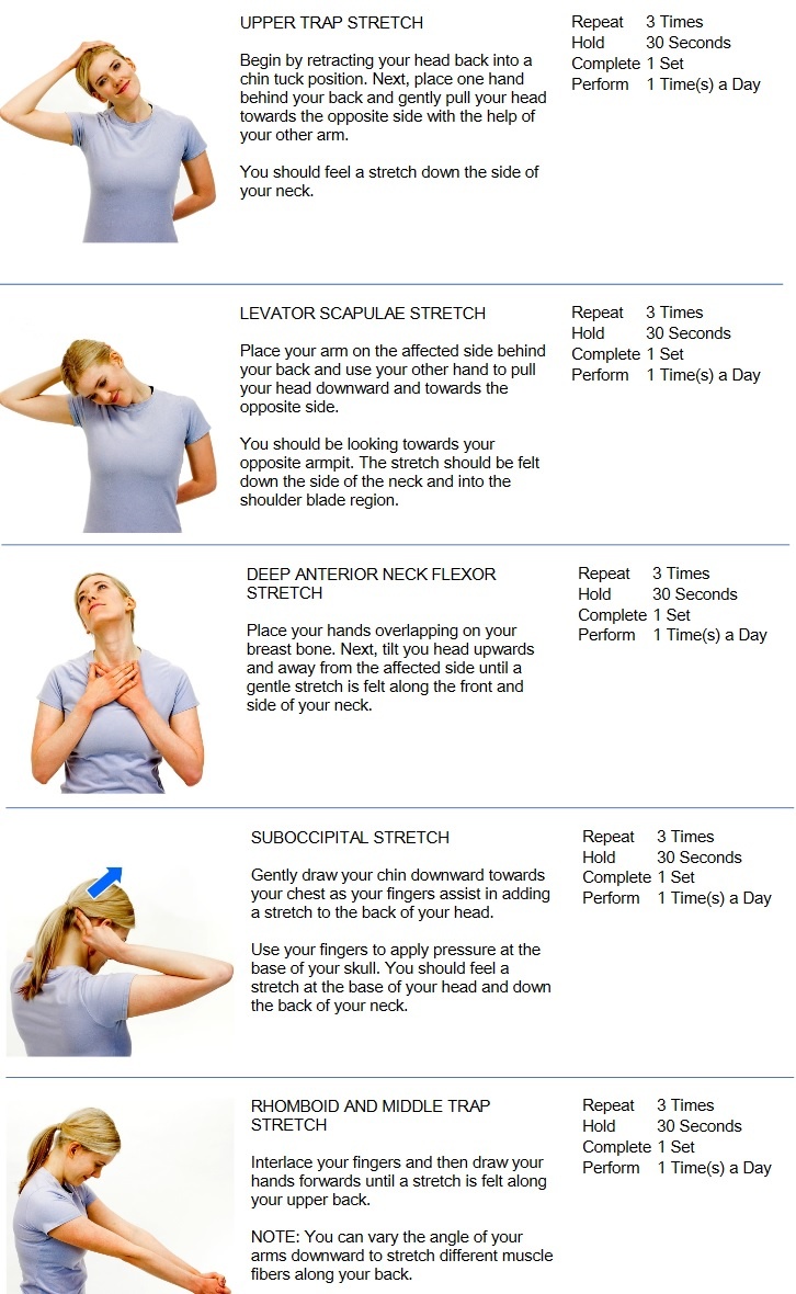 Neck, Shoulder & Mid-Back Pain Relief Stretches, Lake Forest Chiropractors